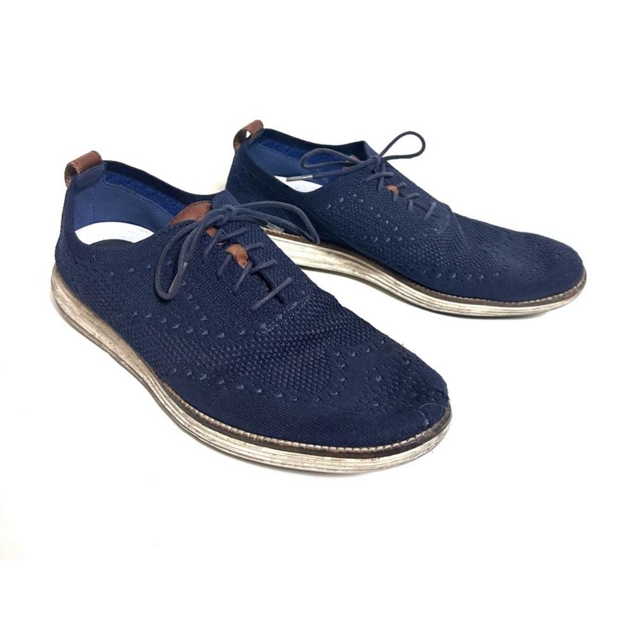 Cole Haan Men's Blue Trainers | Depop