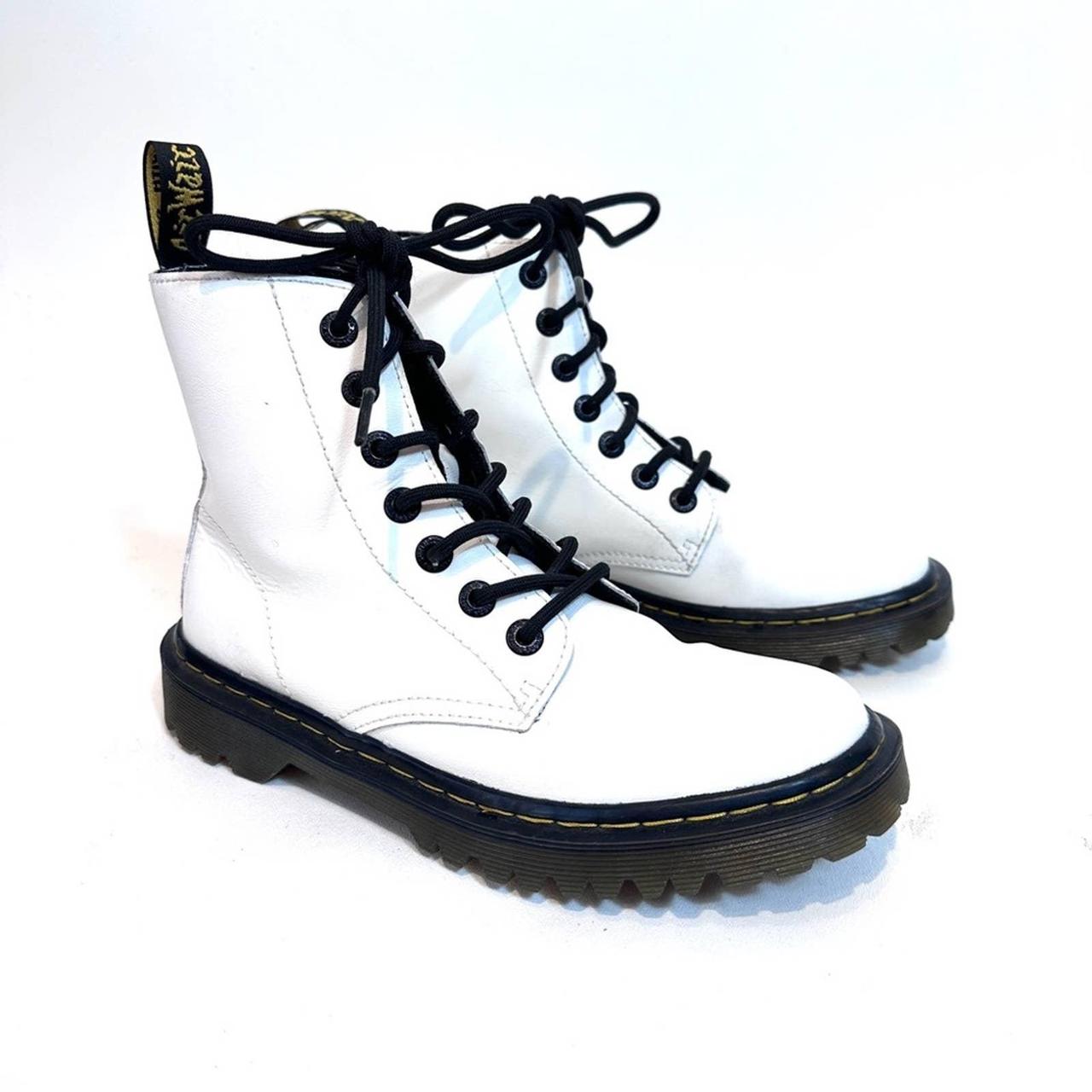 Luana leather best sale combat boot