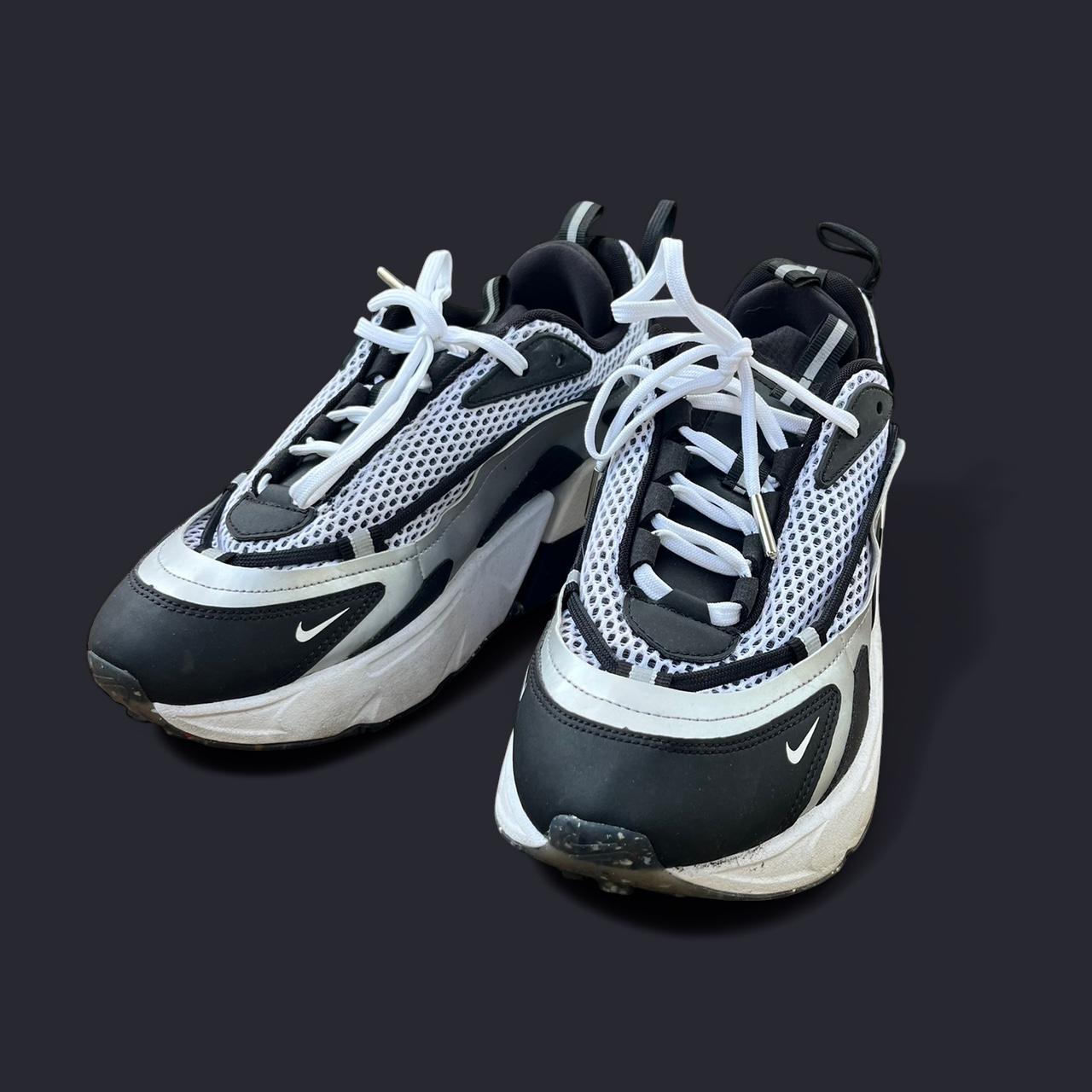 air max furyosa silver & black sneaker