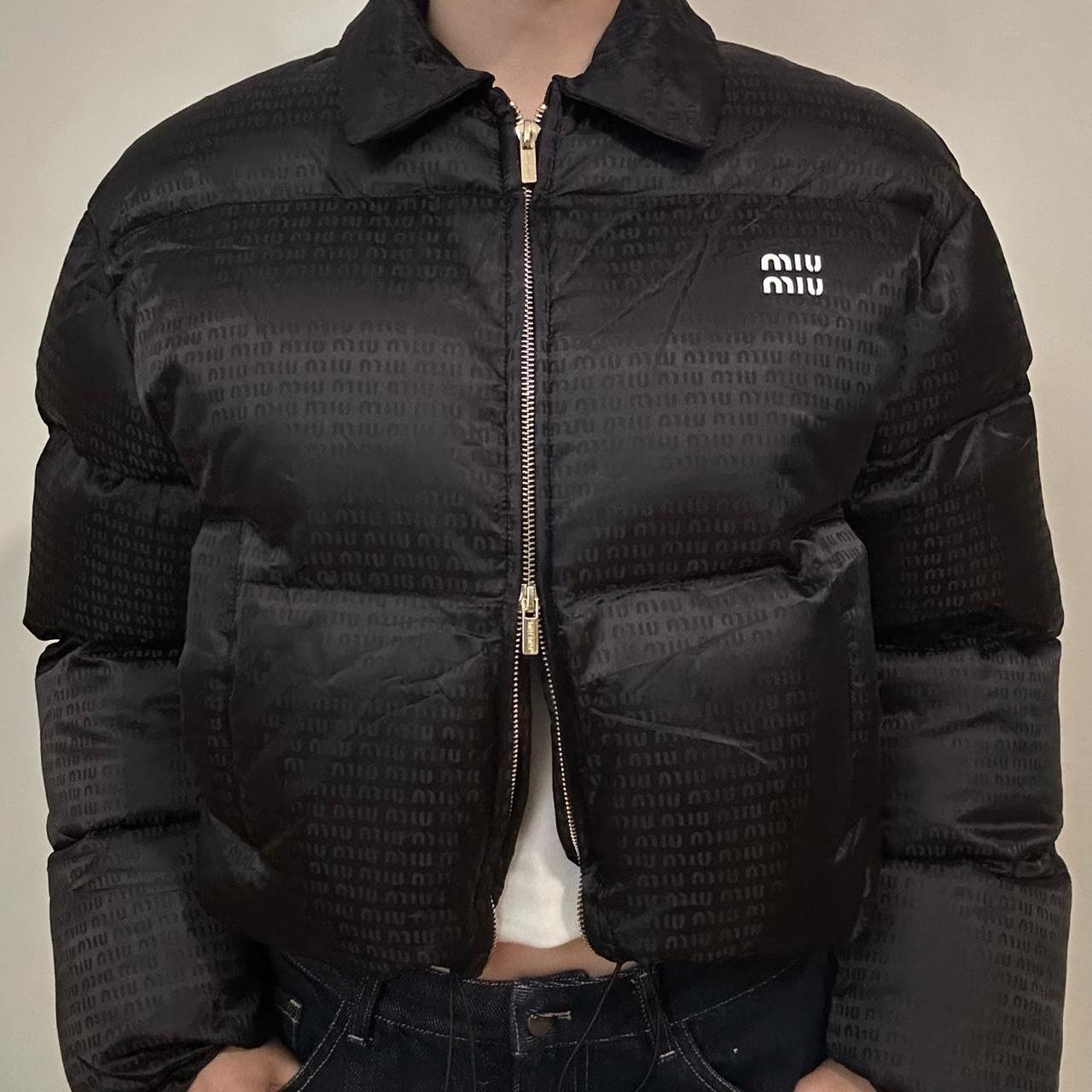 Miu Miu Women's Puffer Jacket - Black - S – Miu M… - image 1