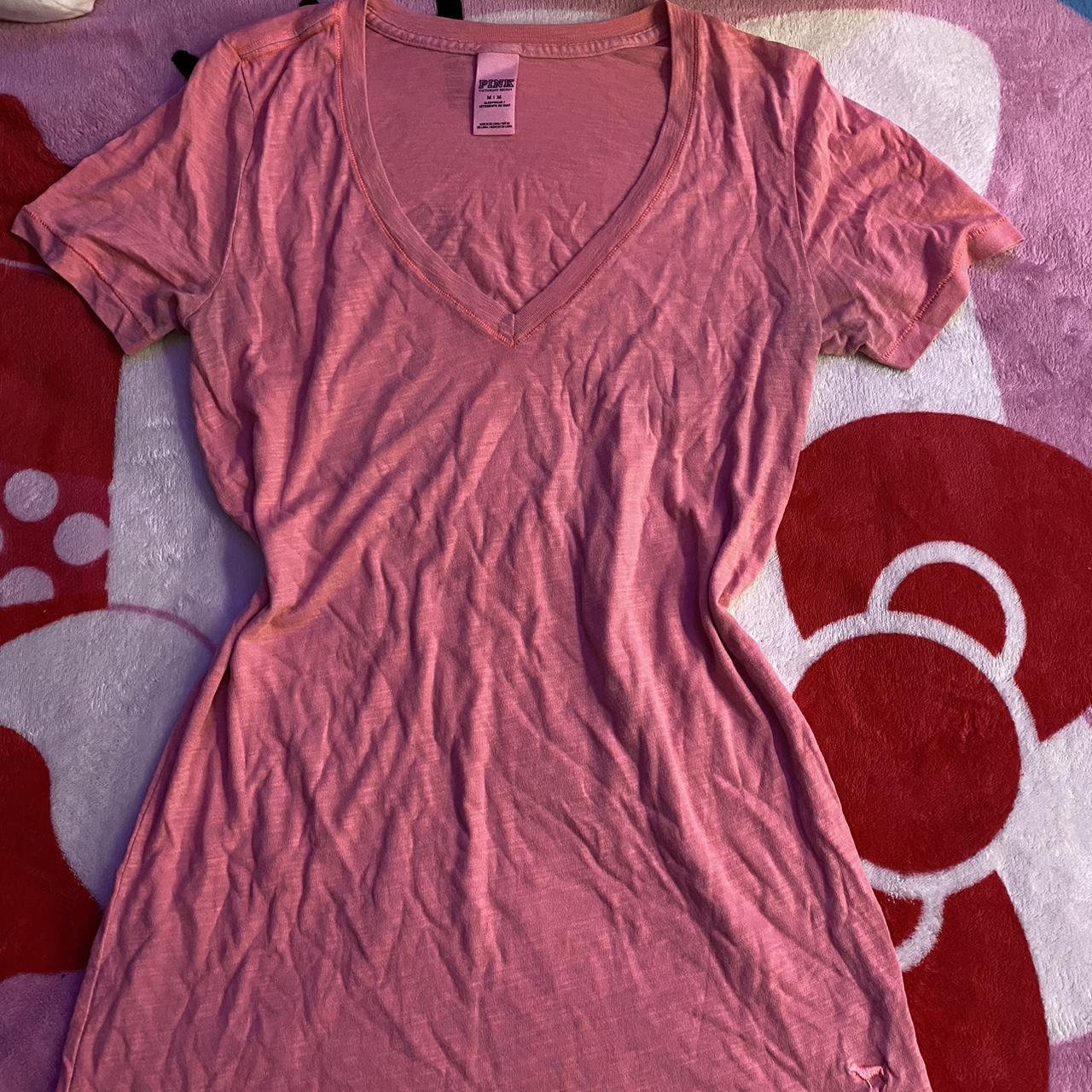 coquette pink victoria secret top size s/m free... - Depop