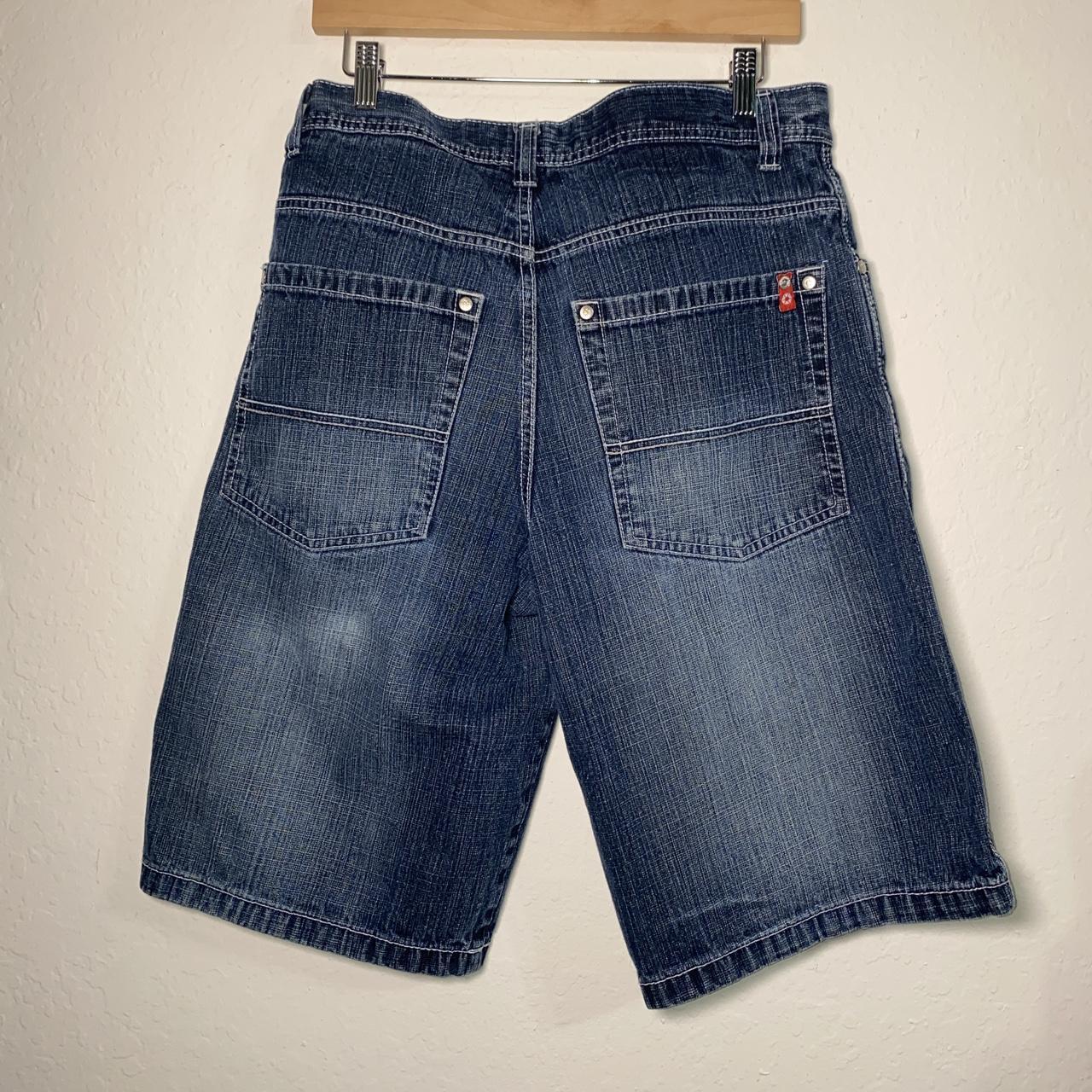 Southpole Men's Blue and Navy Shorts | Depop