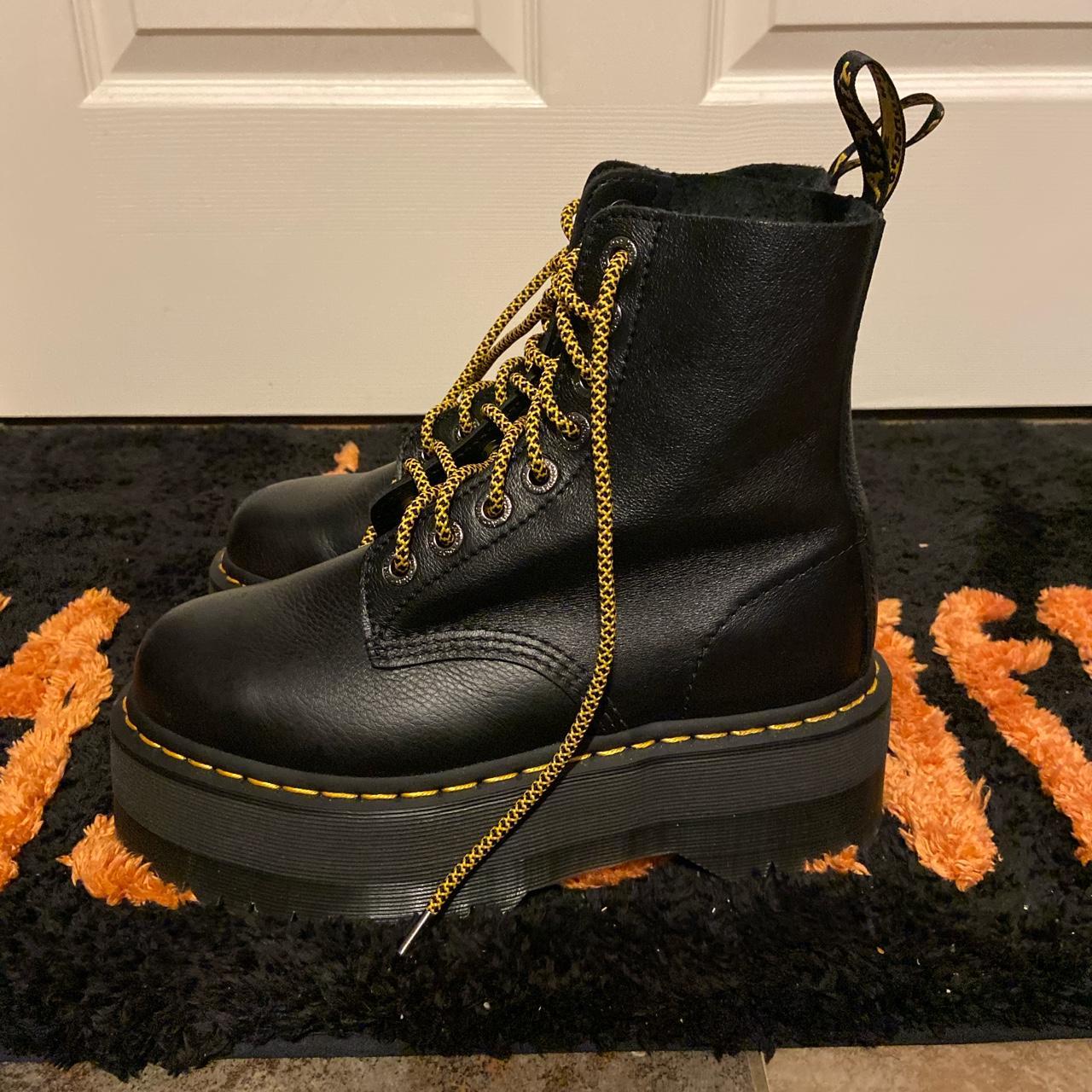 Dr.Martens 1460 PASCAL MAX LEATHER PLATFORM BOOTS... - Depop