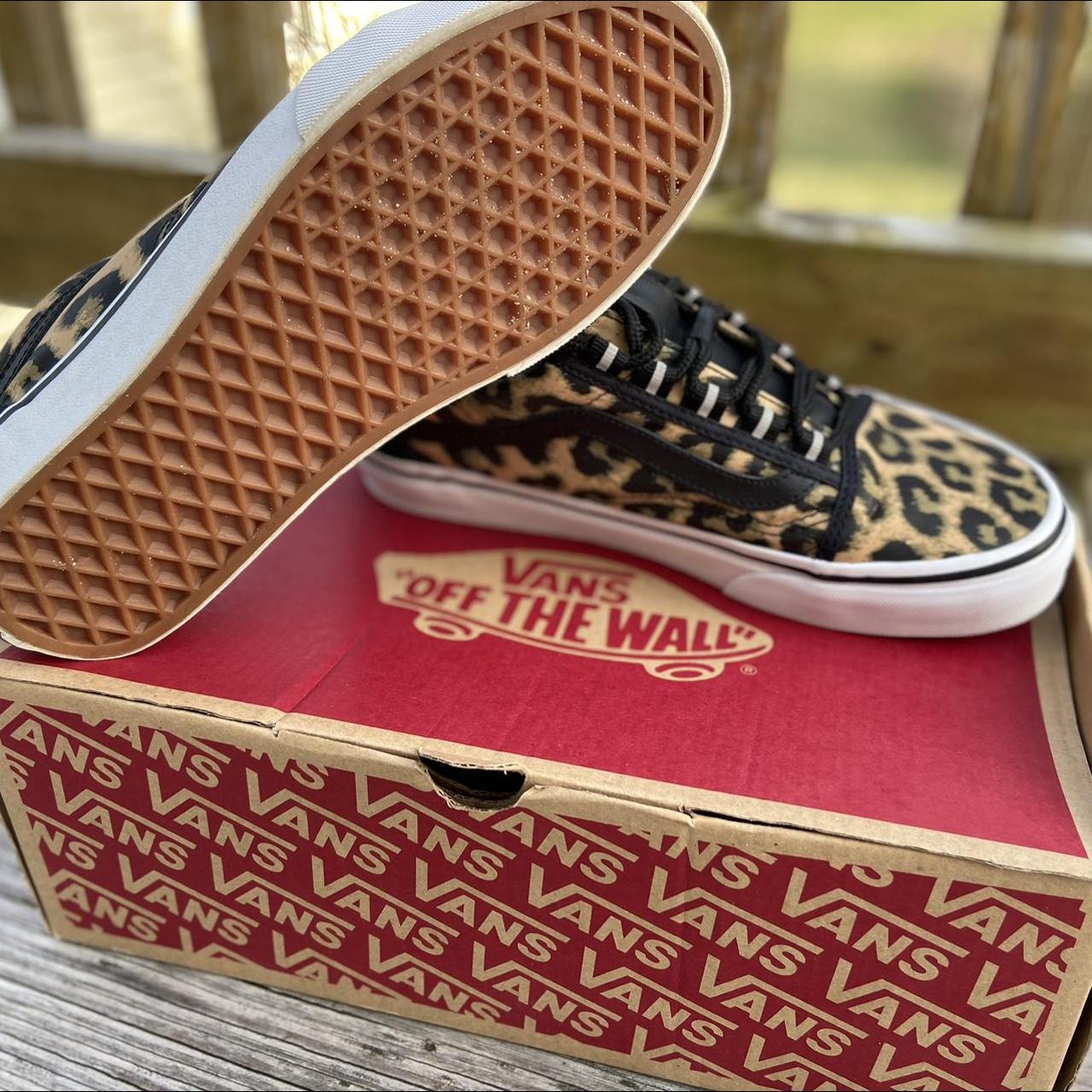 Vans nylon old hot sale skool ghillie leopard shoes