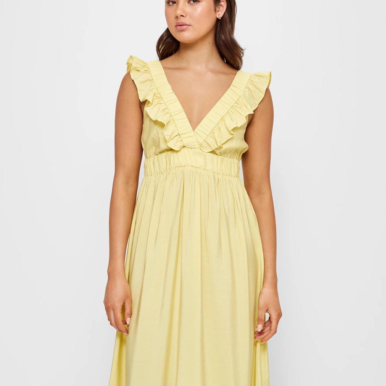 Target yellow cheap dress