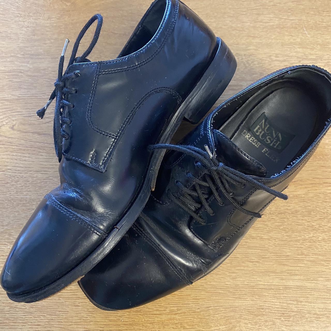 Nunn Bush Men's Black Oxfords | Depop