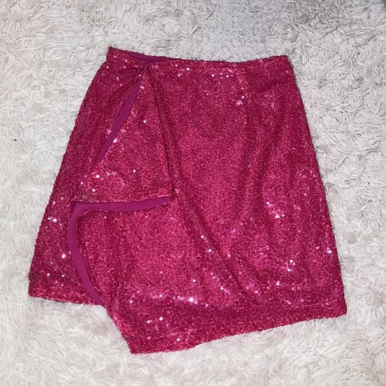 Barbie Women's Pink Skirt | Depop