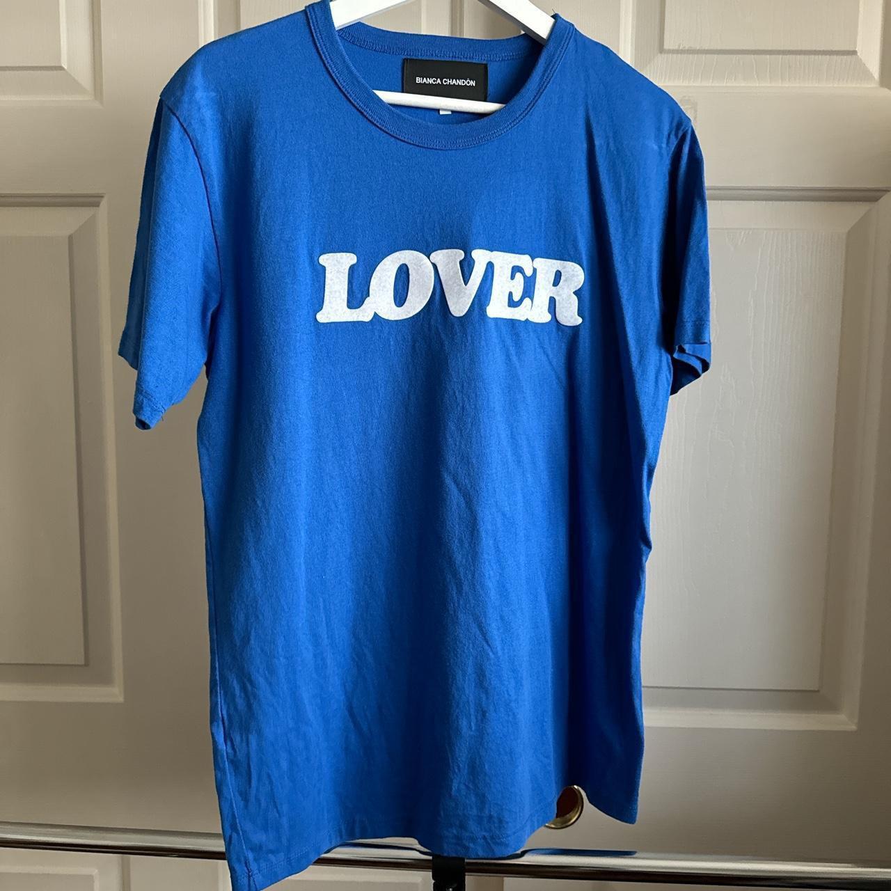 Bianca Chandon Lover tee Blue similar to the hoodie. Depop