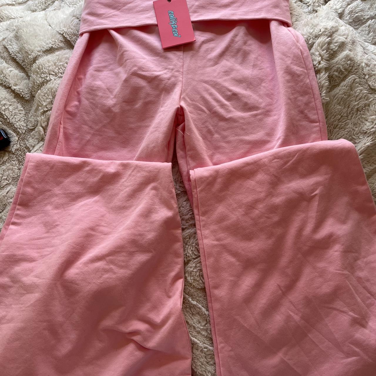 Need Everything Gone🔴 Edikted Pink Pants Nwt Flare Depop