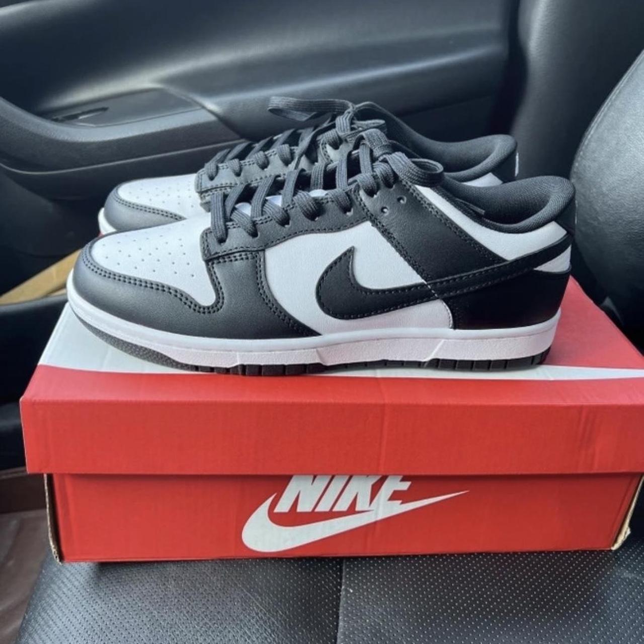 black and white dunks panda