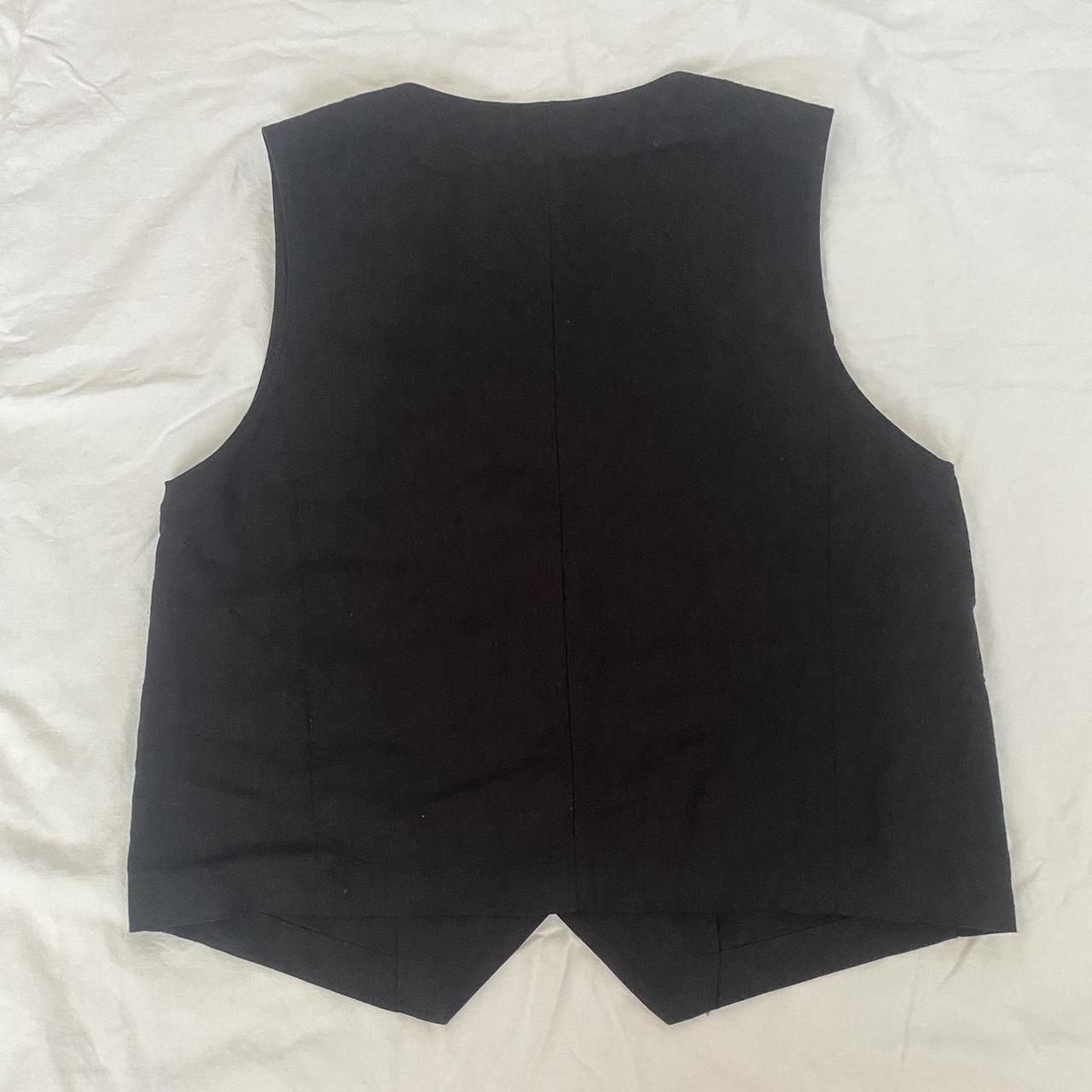 ☆新品未使用☆Gypsohila Sprinkle Vest ブラック NWT Black Vest Japanese brand “GU” (Uniqlo sister | Depop