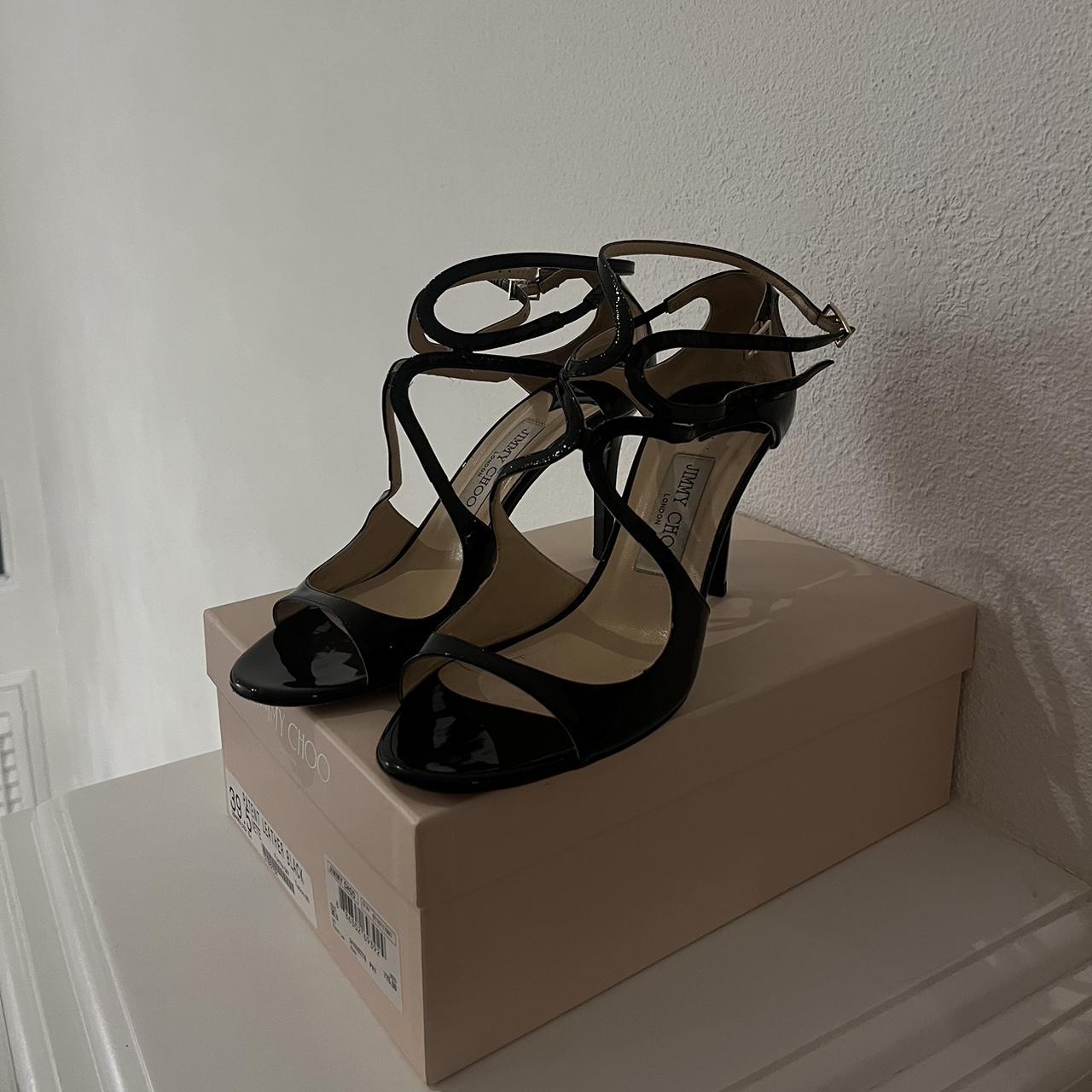 Jimmy Choo Ivette Patent Leather Heels Depop