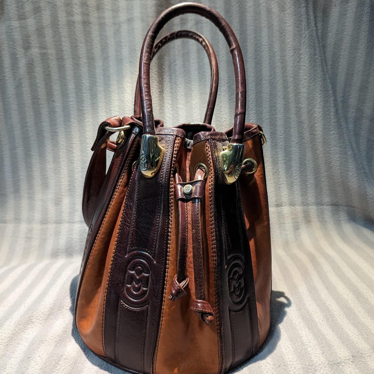 Top Handle Handbag - Genuine Leather - Marino Orlandi