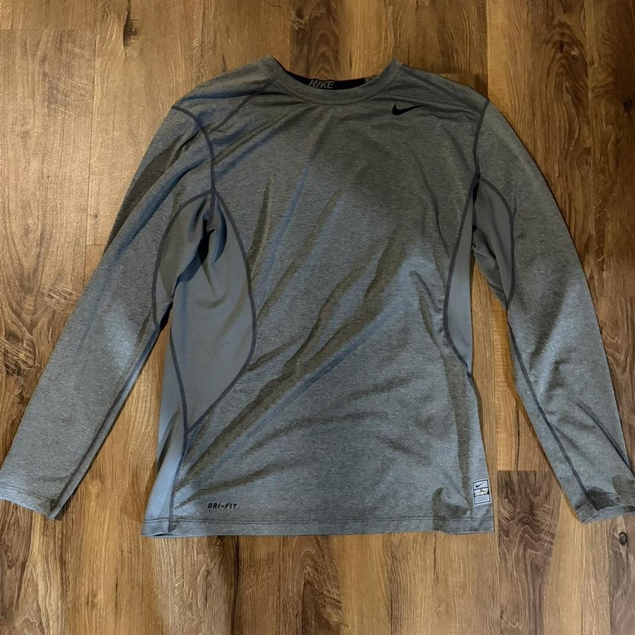 nike pro combat dri fit fitted long sleeve