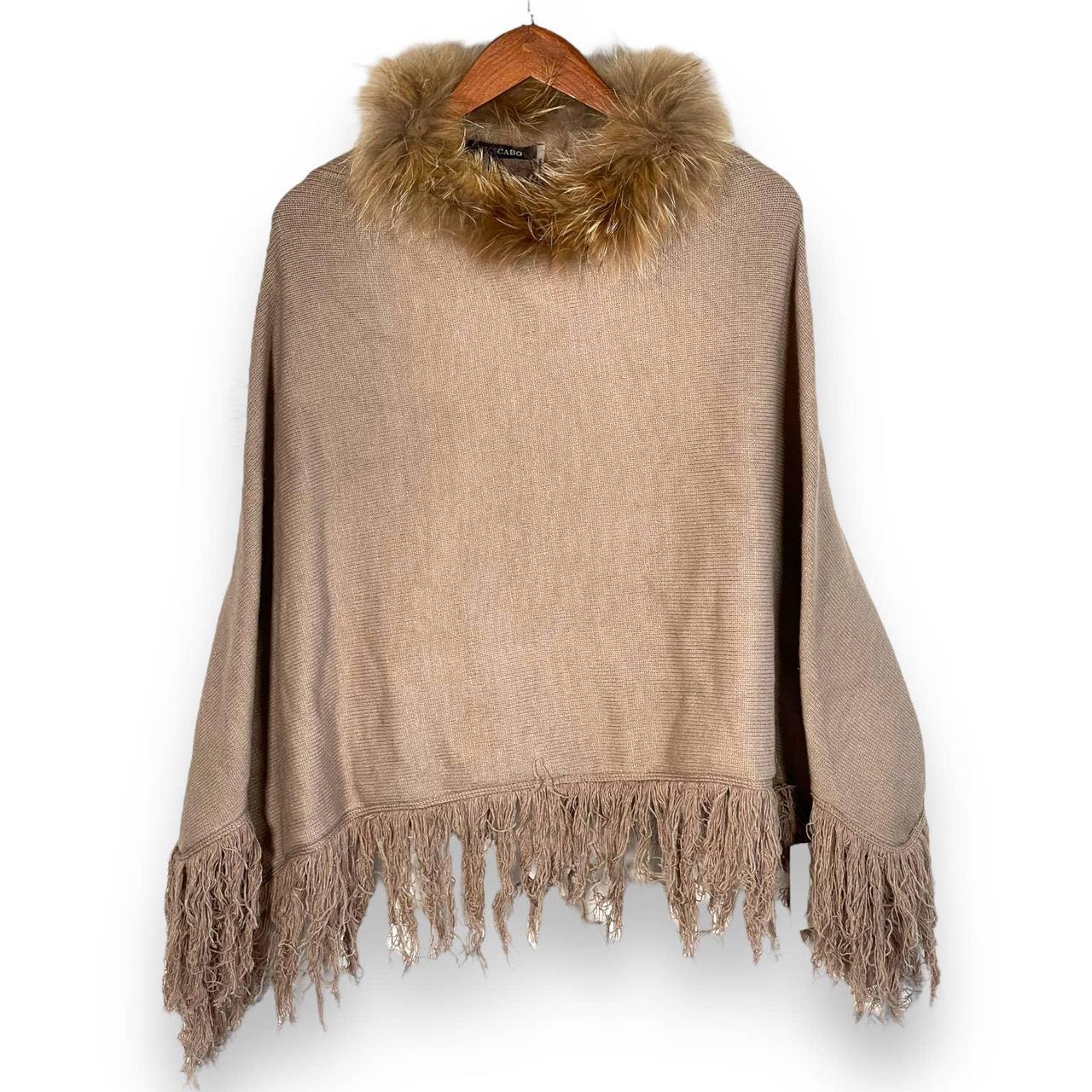 Cashmere Wrap with Fur Trim – Dolce Cabo