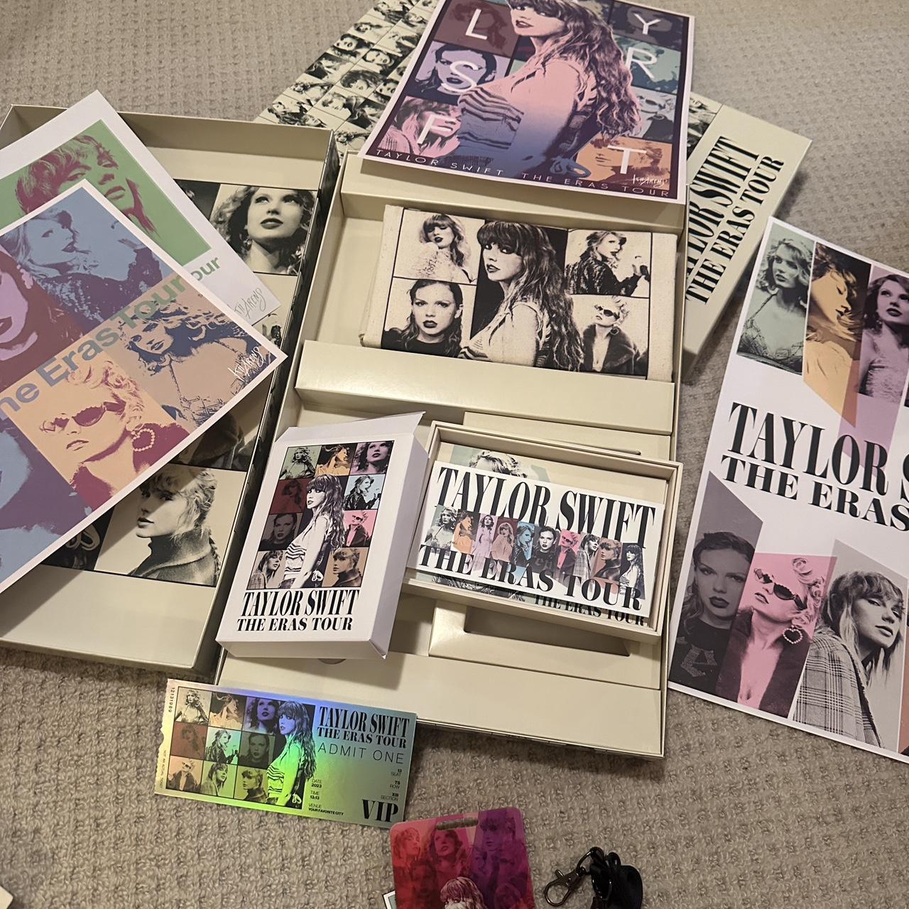 TAYLOR SWIFT VIP MERCH BOX - excludes tote bag,... - Depop