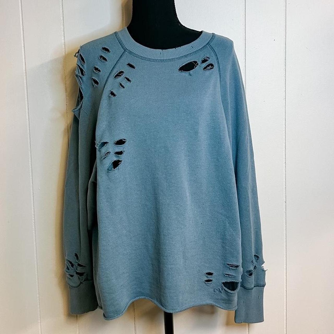 Aerie Distressed Oversized Crewneck Brand