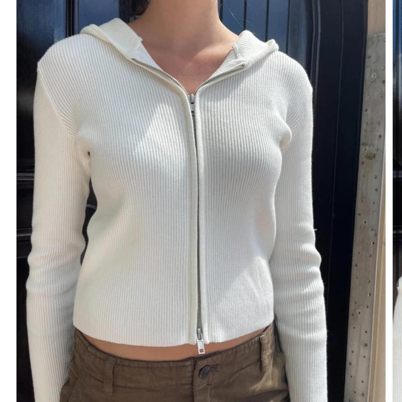 brandy arden crop hoodie brandy Depop