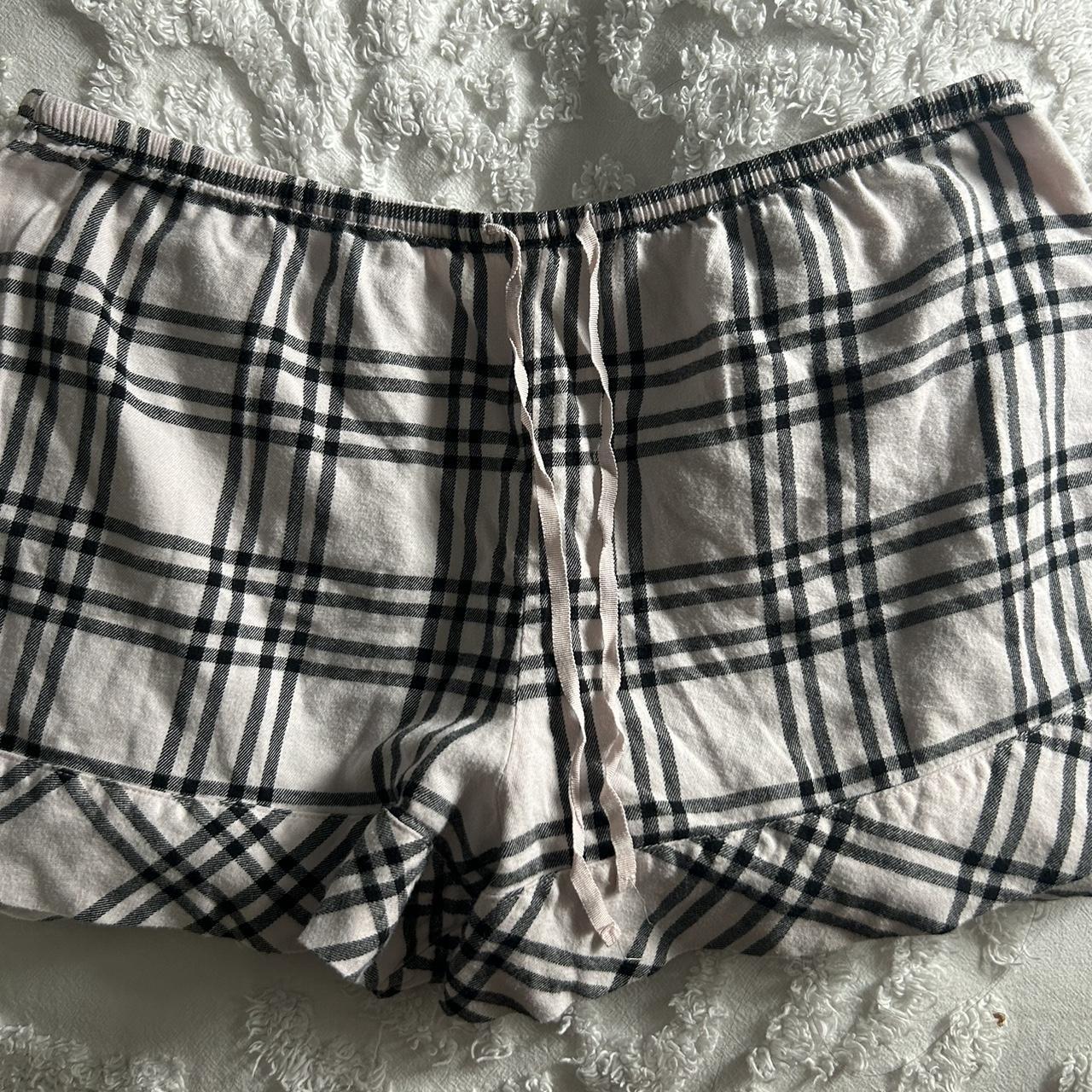 victoria secret plaid lounge shorts