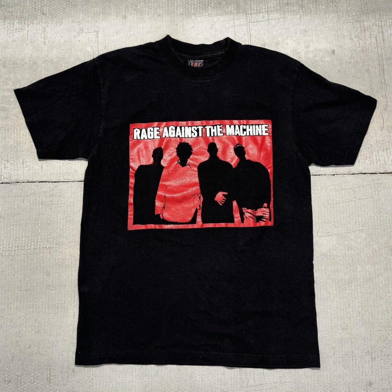 Vintage 90s Rage Against The Machine Tee Shirt • M,... - Depop