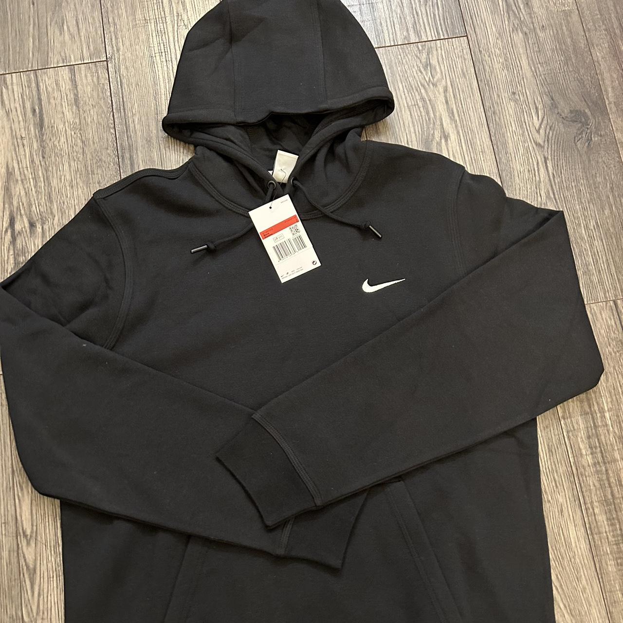 mens black nike fleece hoodie