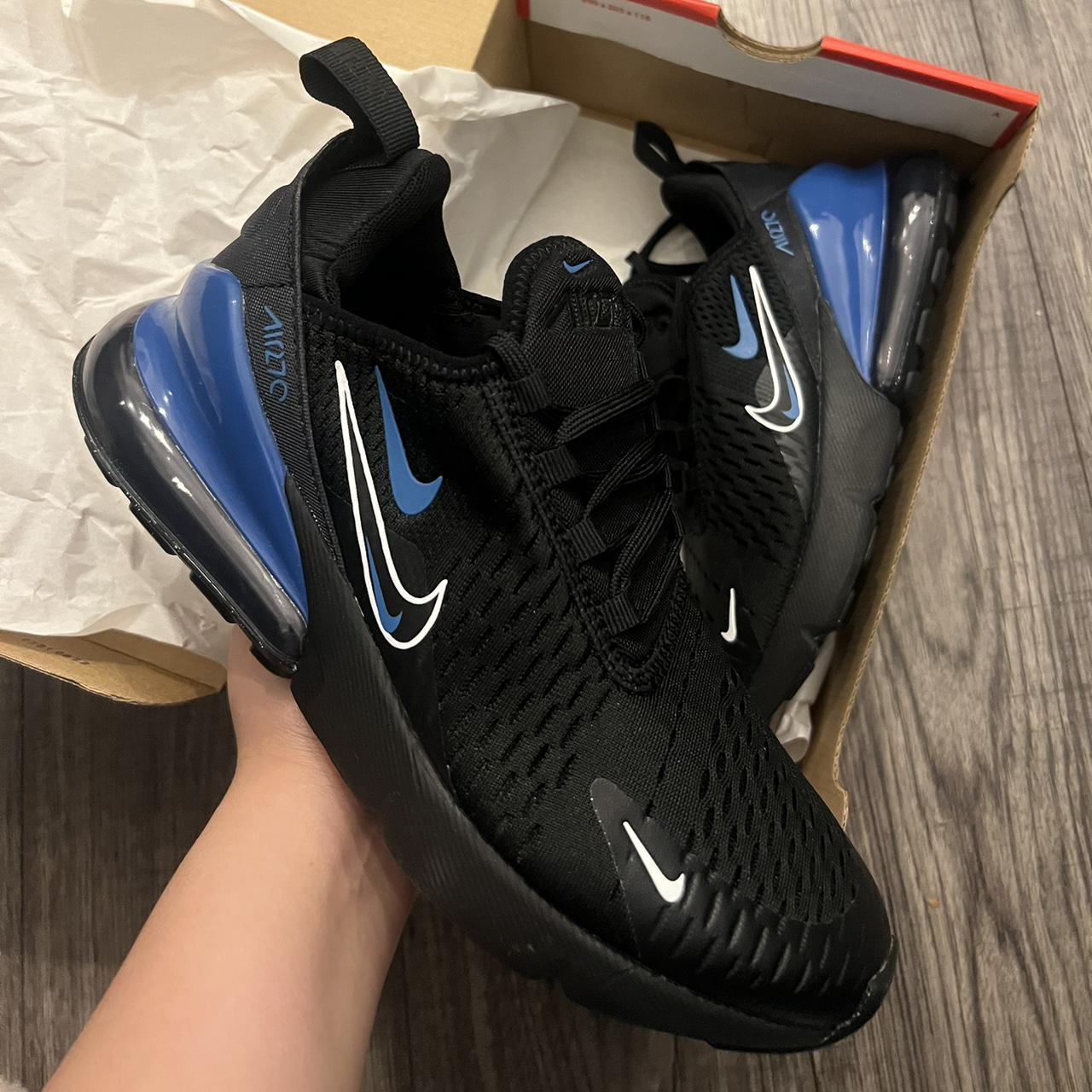 Nike 270 black and blue size 5 best sale