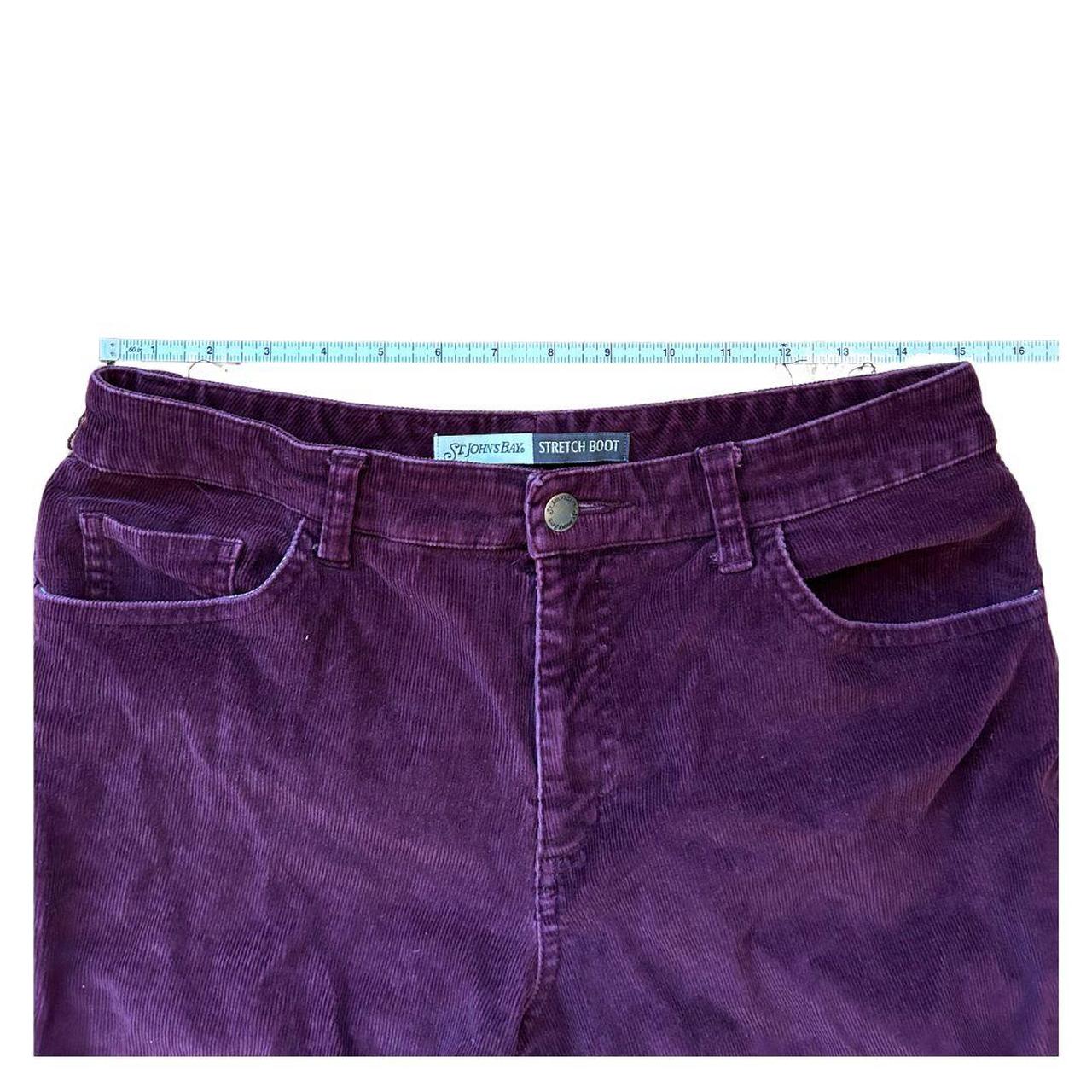 Corduroy purple/maroon jeans! St John's bootcut - Depop