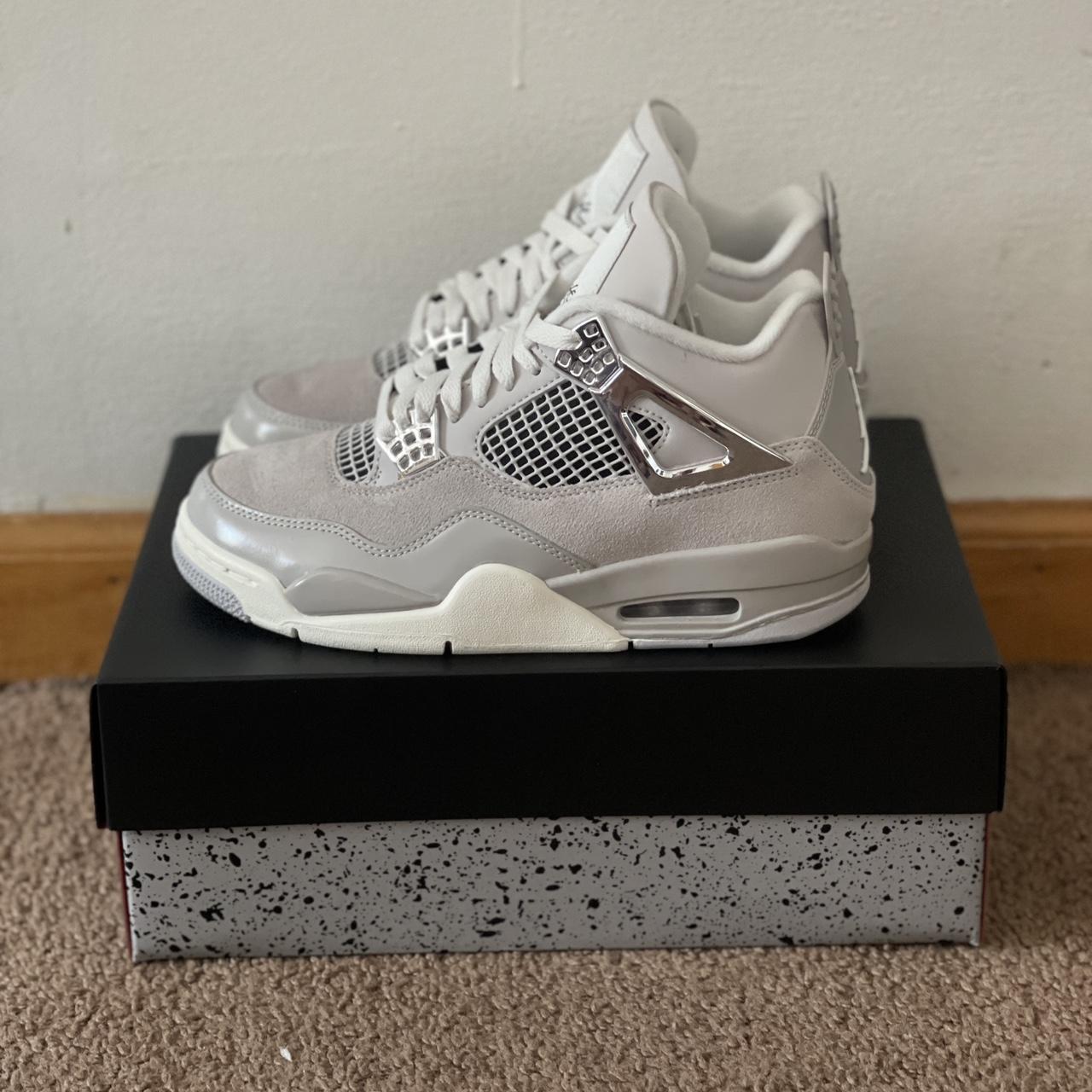 Jordan 4 Frozen Moments Size 7Y brand New - Depop