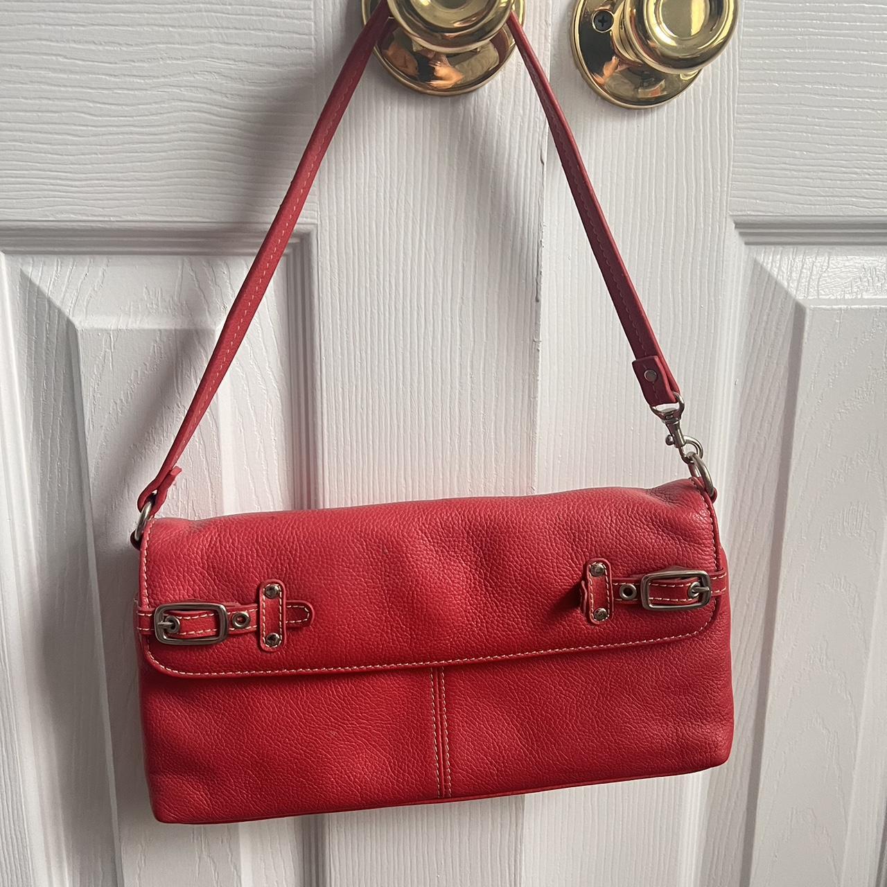 Cute small red handbag. One mark on the inside,... - Depop