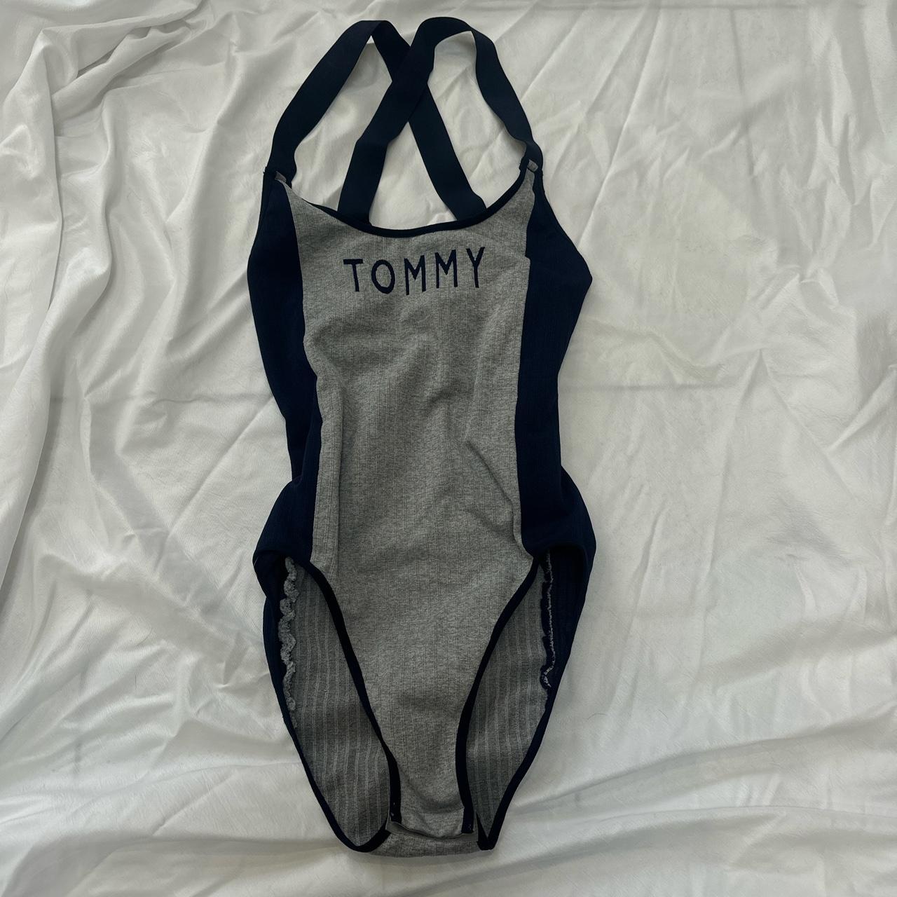 Tommy Hilfiger body suit. Open back, adjustable straps. - Depop