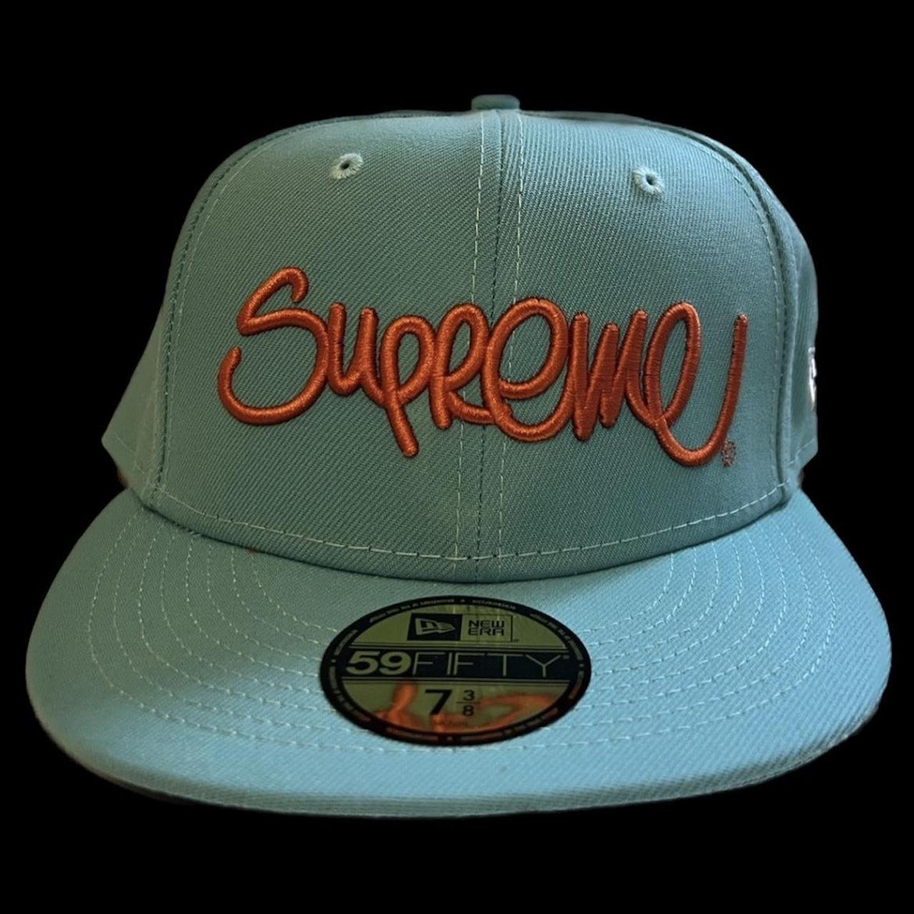 Supreme fitted hat - Handstyle New Era “Mint” 7 3/8 fit - Depop