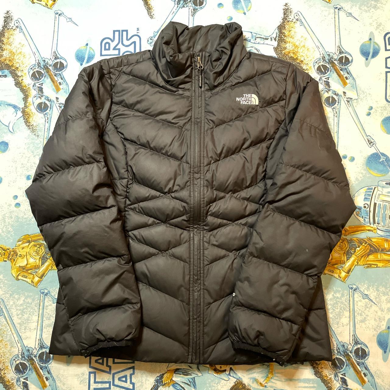 The North Face Women's Black and White Jacket | Depop