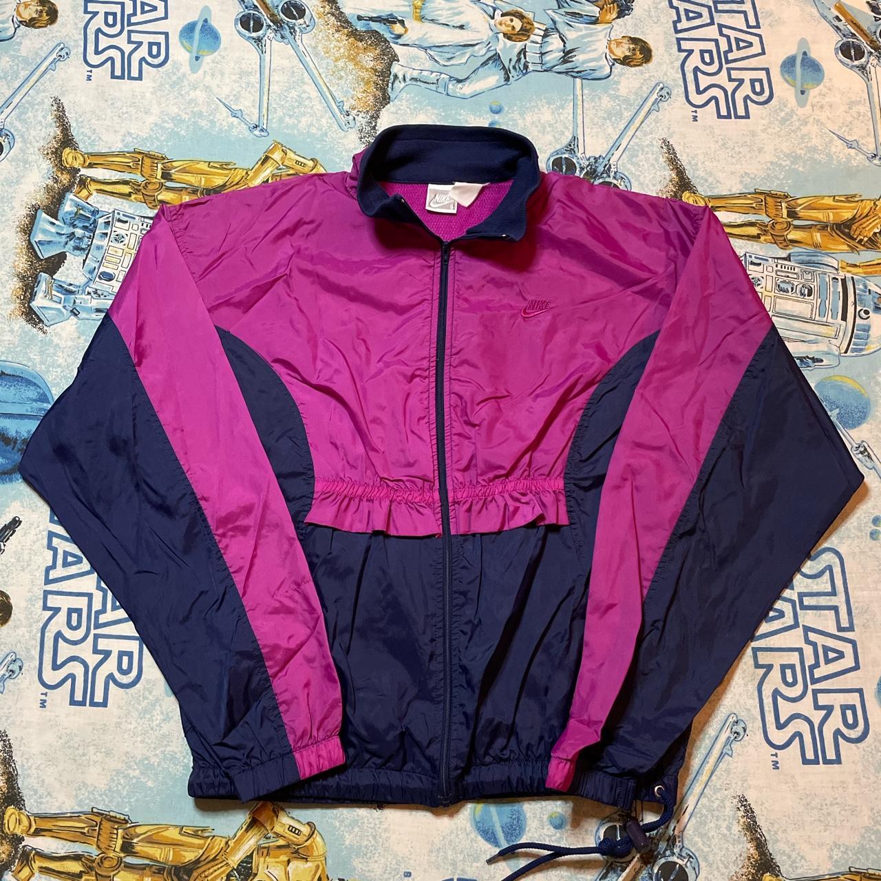 Pink and purple nike 2025 windbreaker