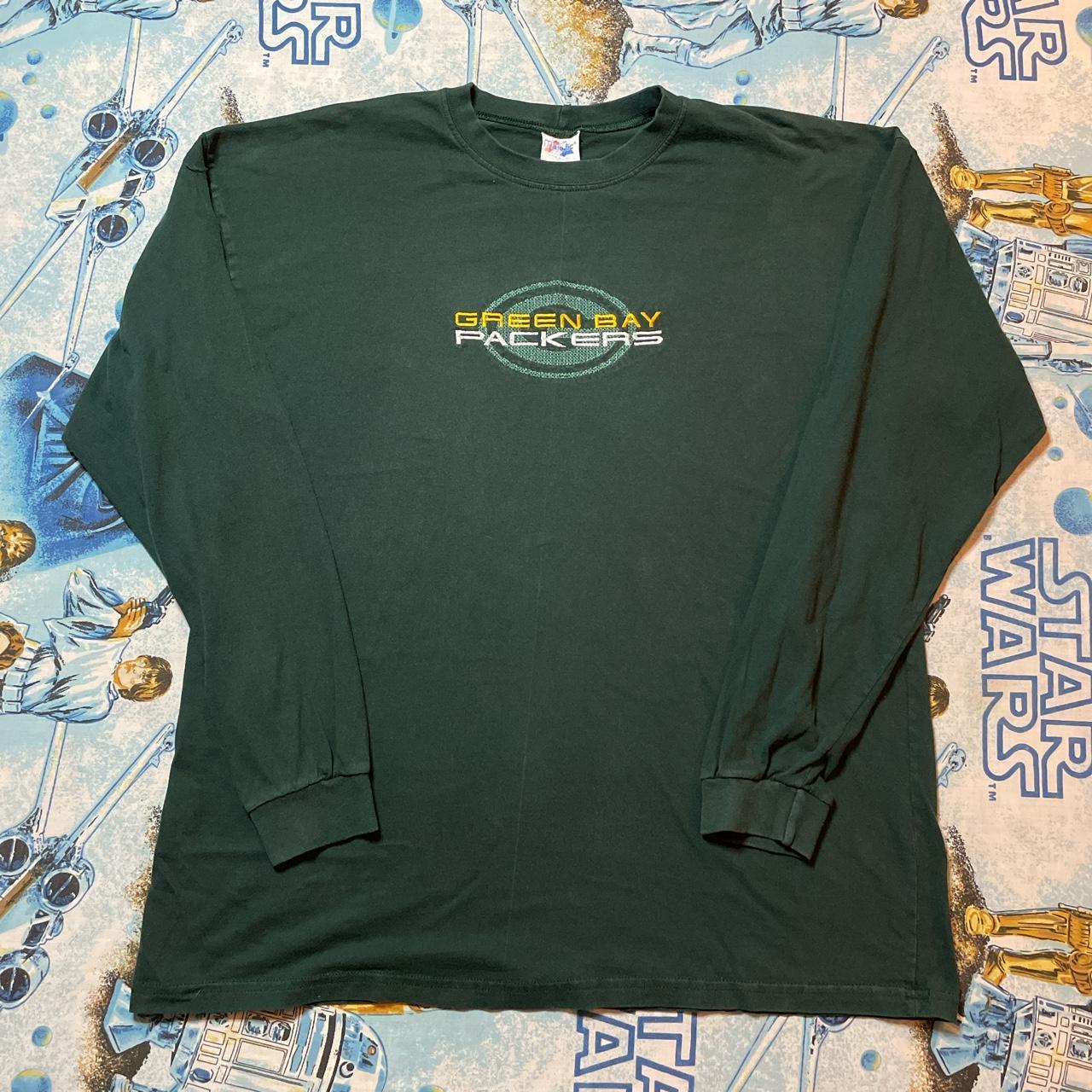 Vintage 90s Green Bay packers jersey long sleeve - Depop