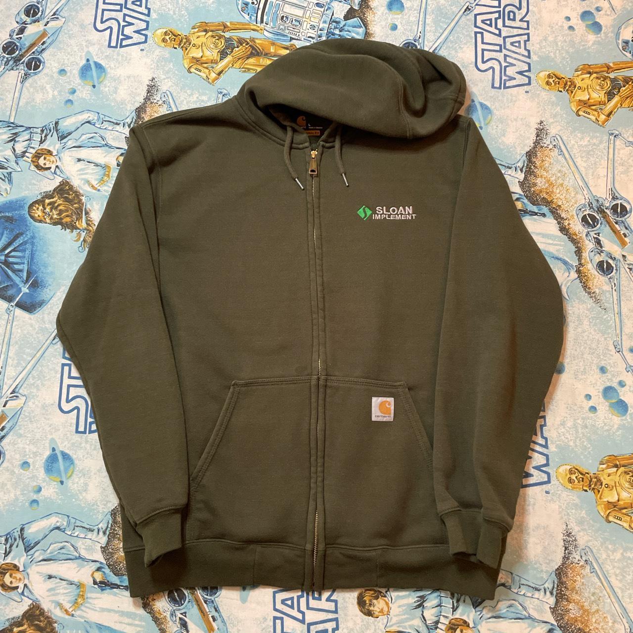 Carhartt canopy cheap green hoodie