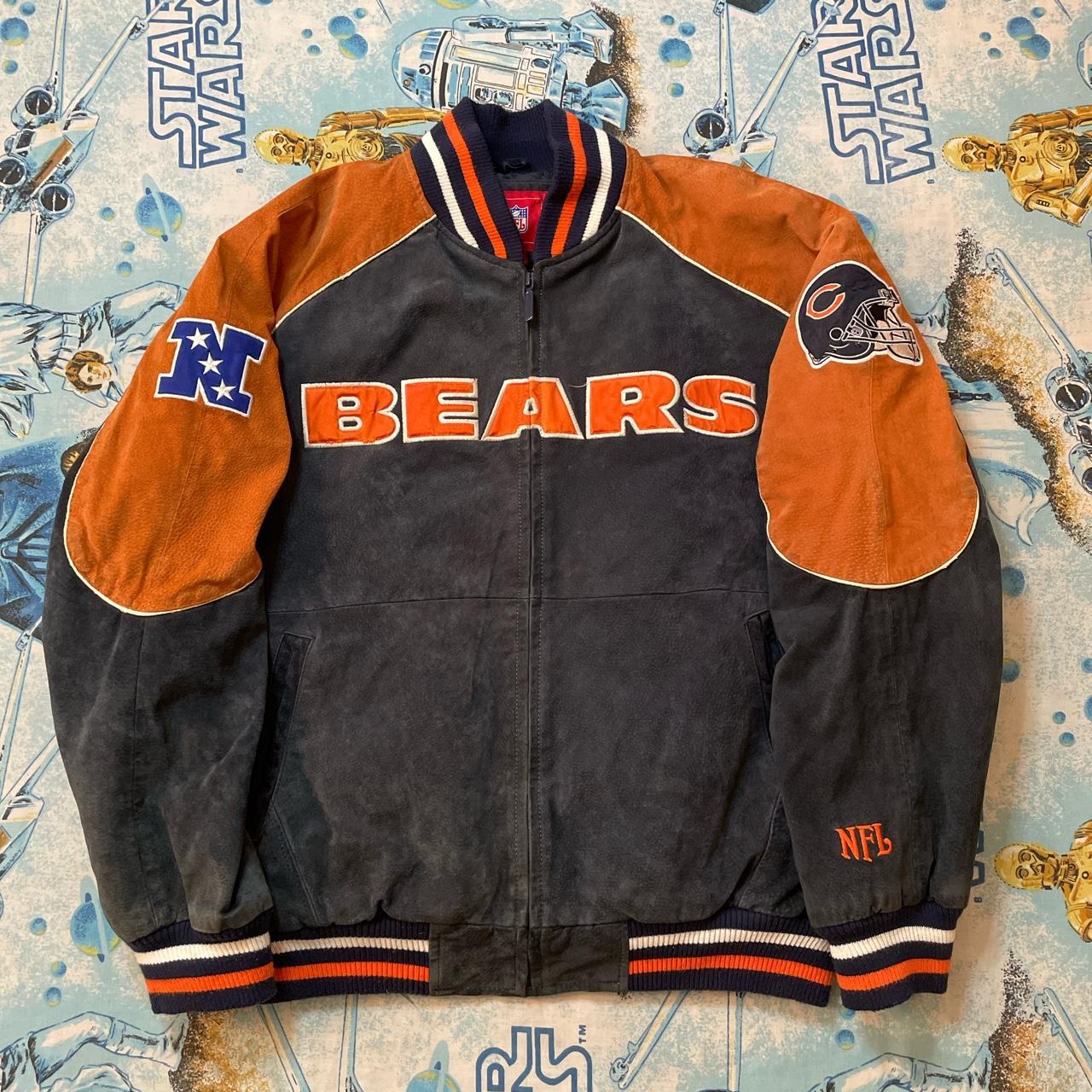 NFL Chicago Bears leather jacket.