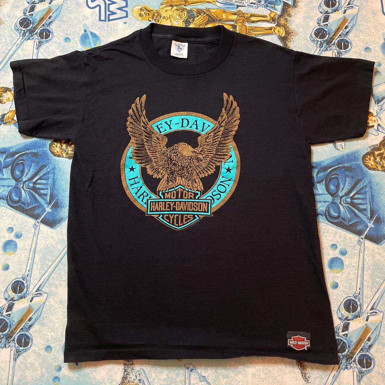 Vintage 1990 Holoubek Brand Harley-Davidson... - Depop