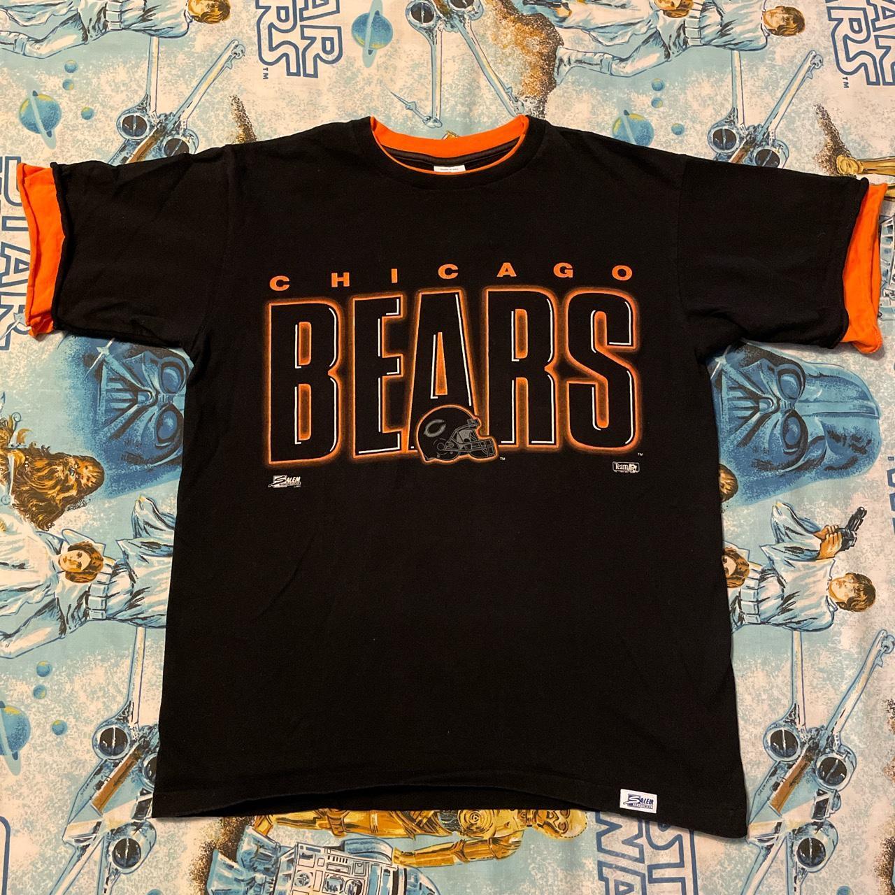 Vintage 1991 Chicago Bears T-shirt print all over - Depop