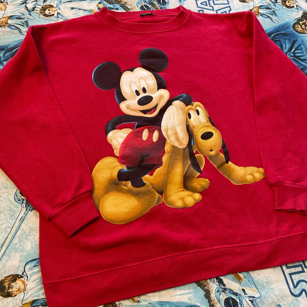 Vintage Mickey Unlimited Sweatshirt Small paint. Depop