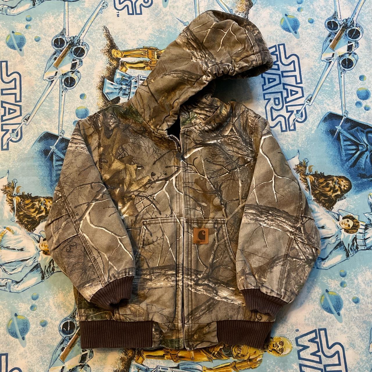 Youth Carhartt Realtree Camo Jacket! Size:Youth... - Depop