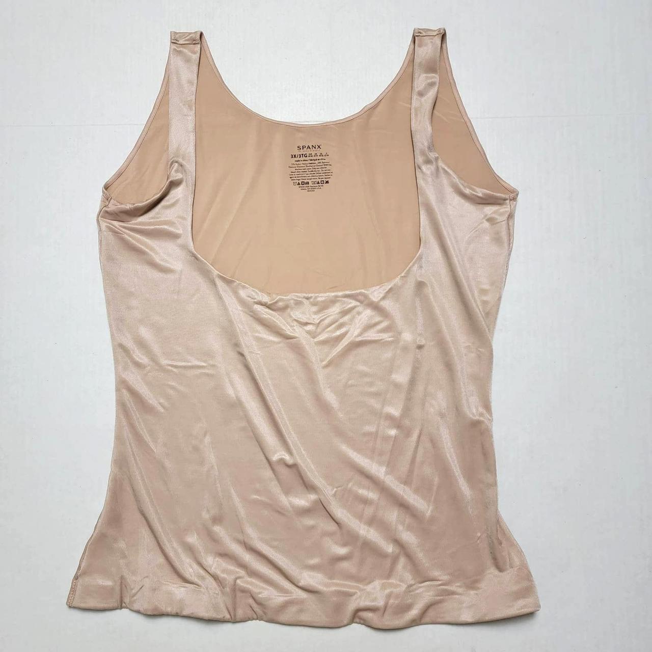 Spanx Shapewear Nude Tank Top. Size 3X. Gently used - Depop