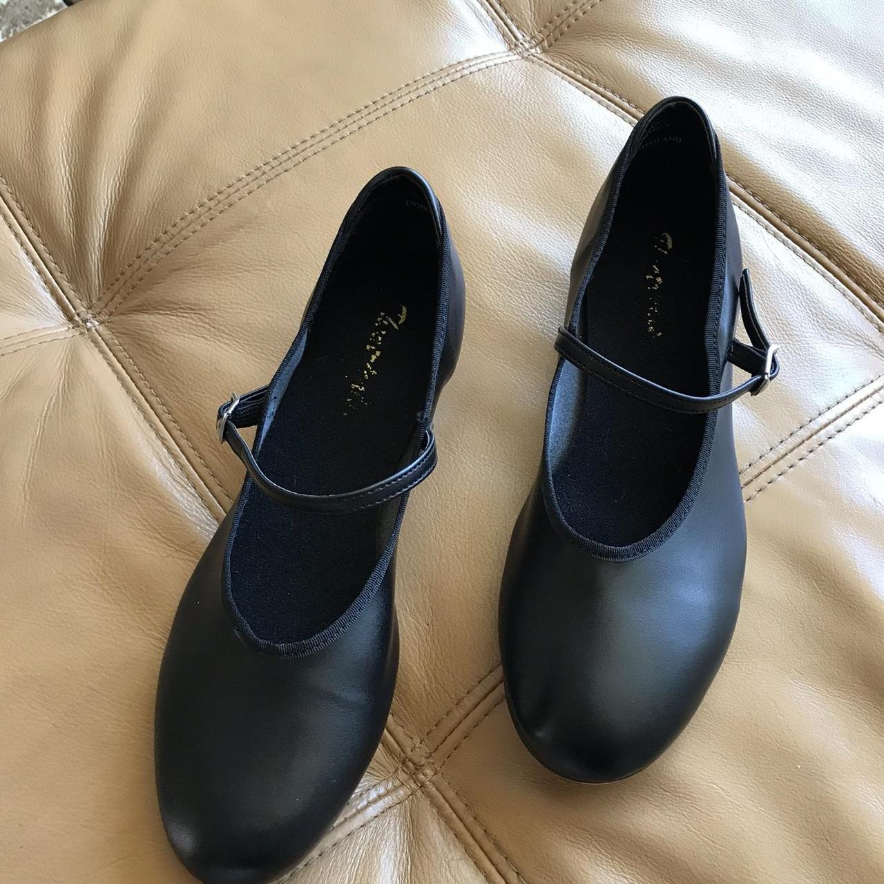 Theatricals woman’s dance tap shoes. Size 8 M Black... Depop