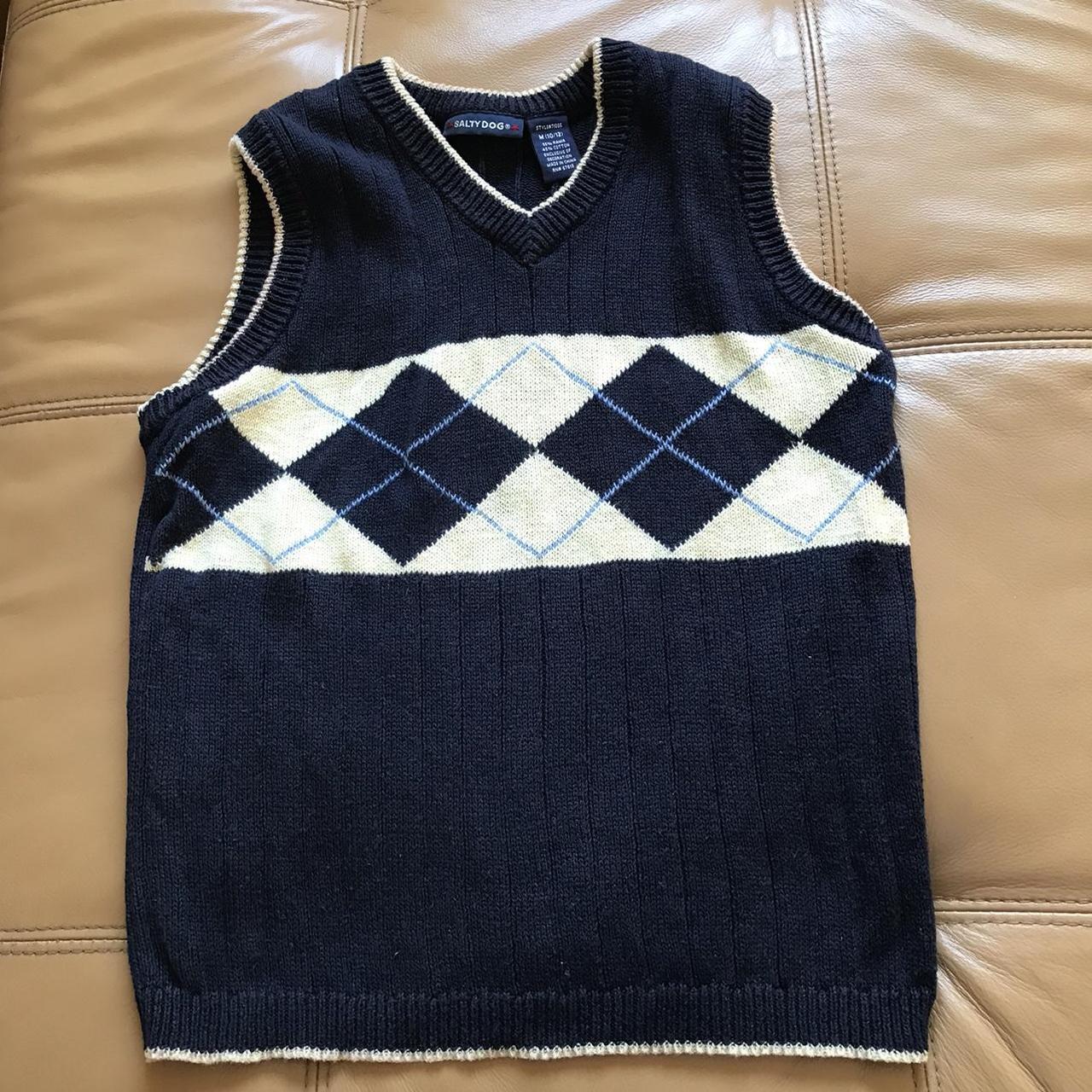 KingSize Men's Big & Tall V-Neck Argyle Sweater Vest