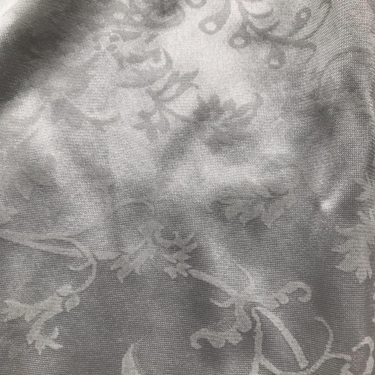 JCPenney Women's Silver and Grey Skirt Depop