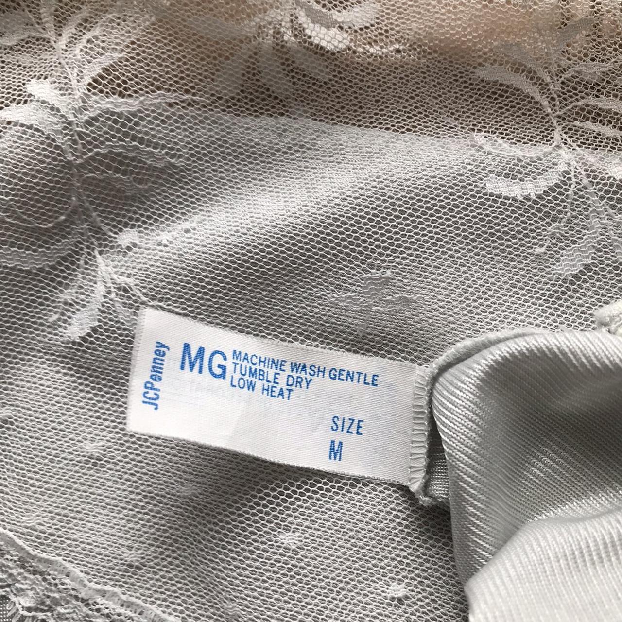 JCPenney Women's Silver and Grey Skirt Depop