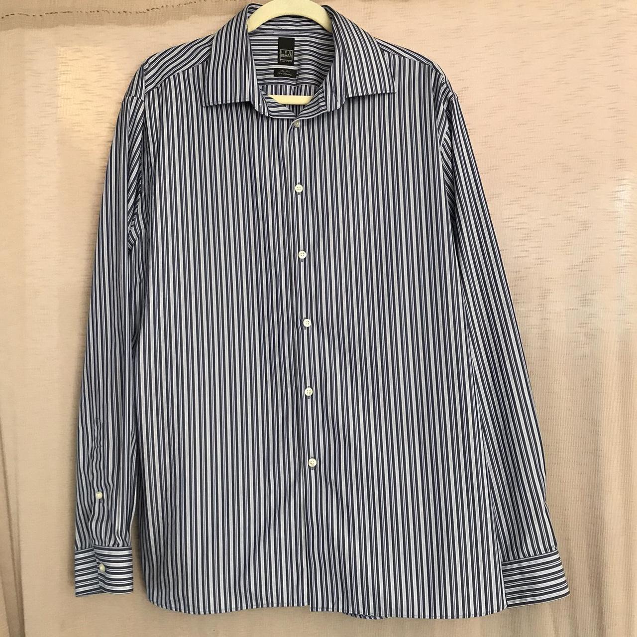 IKE Behar New York Non Iron striped button up,... - Depop