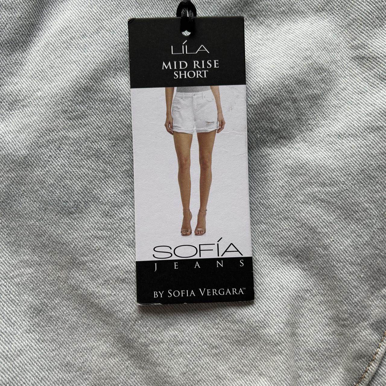 Sofia Jeans Mid Rise Lila jeans shorts by Sofia - Depop