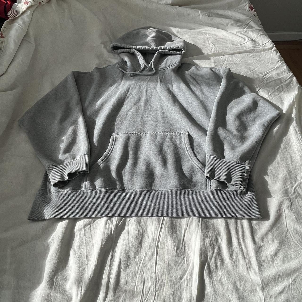 Aritzia Women's Grey Hoodie | Depop