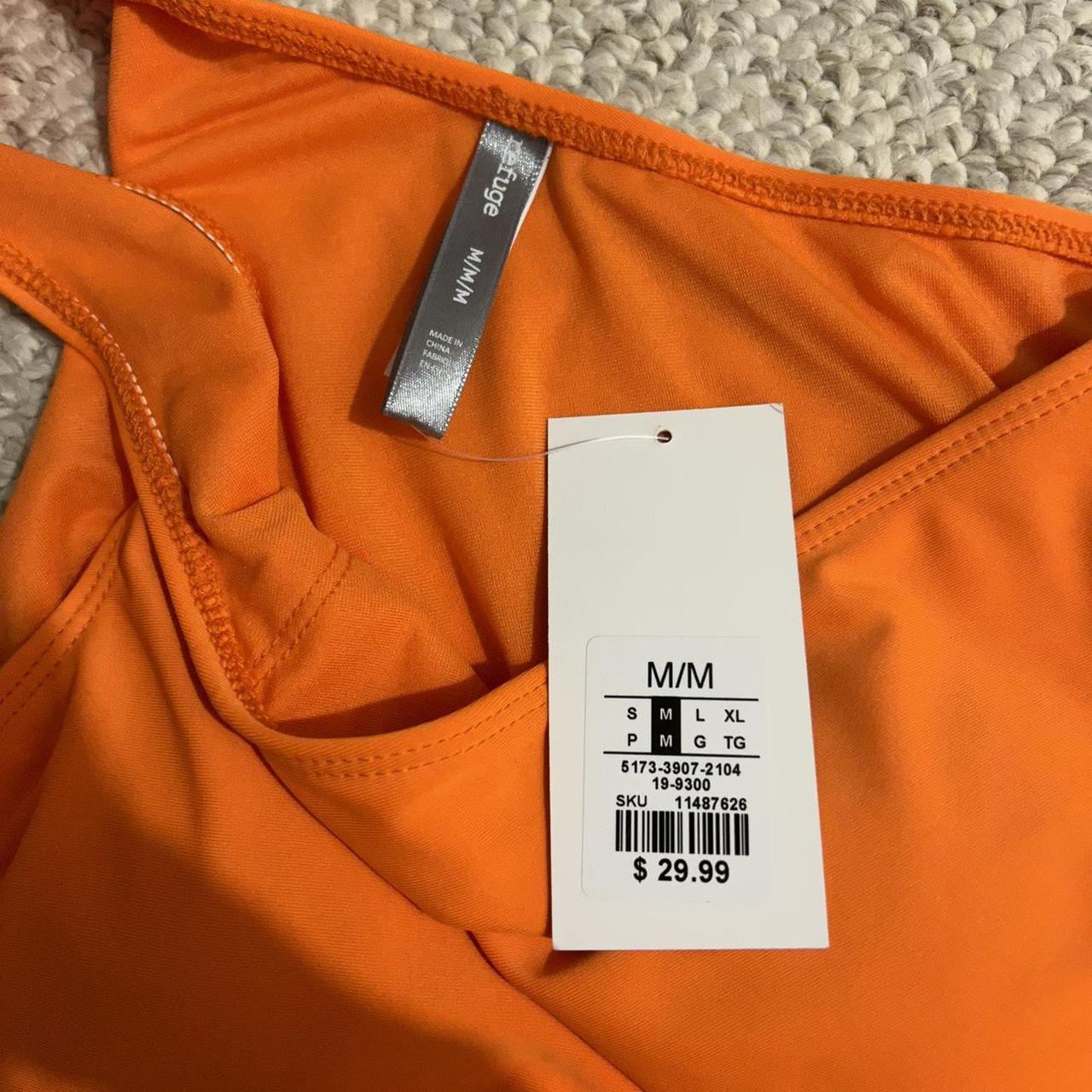 Women's Orange Swimsuit-one-piece | Depop