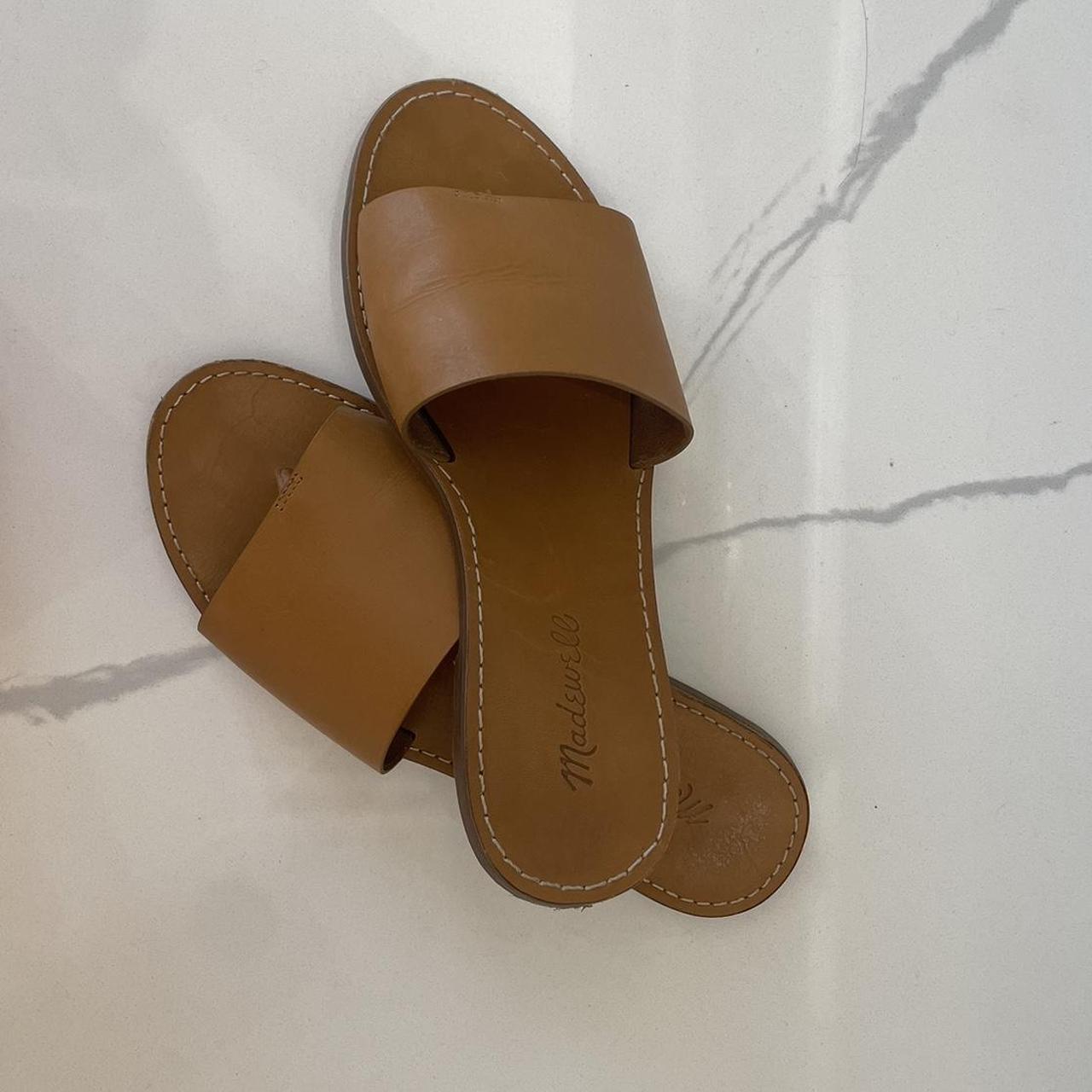 Madewell The Boardwalk Post Slide Sandal in the Depop